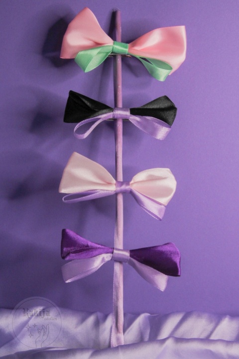 Spinka pudrowy róż i lila